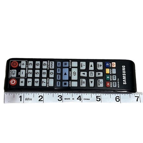SAMSUNG Remote Control Replacement AK59-00172A Blu-ray Player Tested AAA - Picture 7 of 7